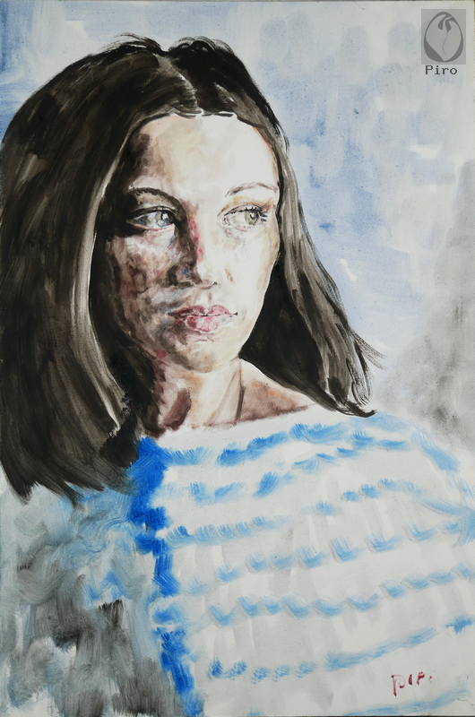 oil on canvas - olio su tela di Piro